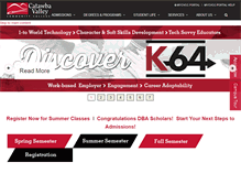 Tablet Screenshot of cvcc.edu